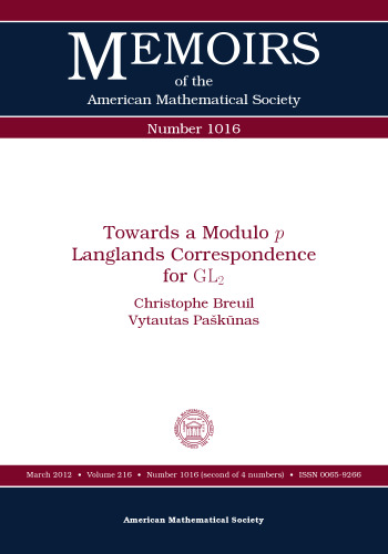 Towards a Modulo p Langlands Correspondence for GL2