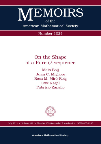 On the shape of a pure O-sequence