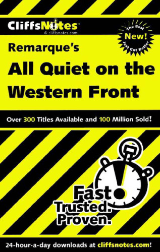 All Quiet on the Western Front Notes (Cliffs Notes)
