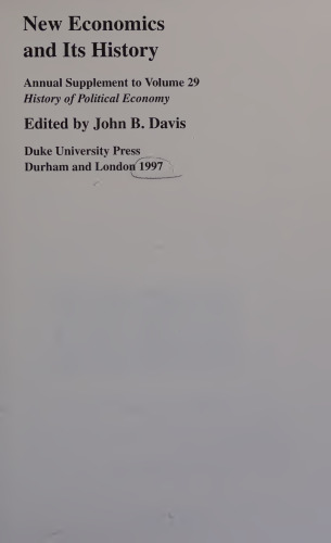 New economics and its history