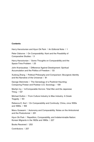 Problems of Comparability Possibilities for Comparative Studies