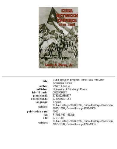 Cuba between empires, 1878-1902