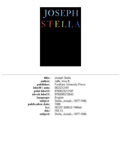 Joseph Stella