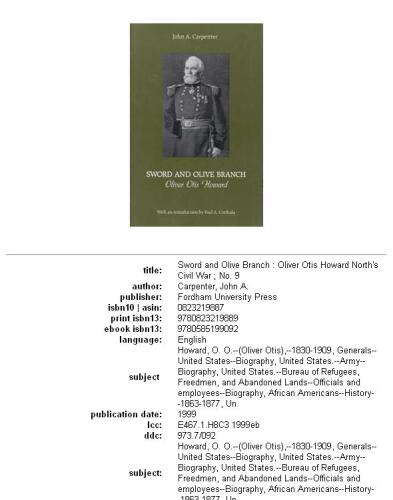 Sword and Olive Branch: Oliver Otis Howard