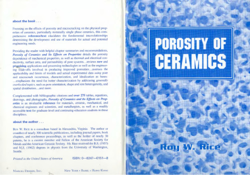 Porosity of Ceramics