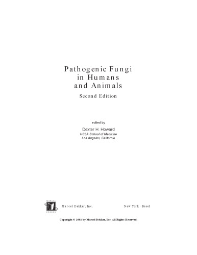 Pathogenic fungi in humans and animals