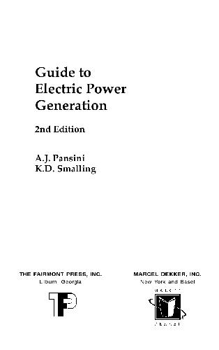 Guide to Electrical Power Generation
