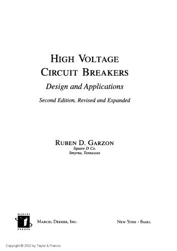 High Voltage Circuit Breakers