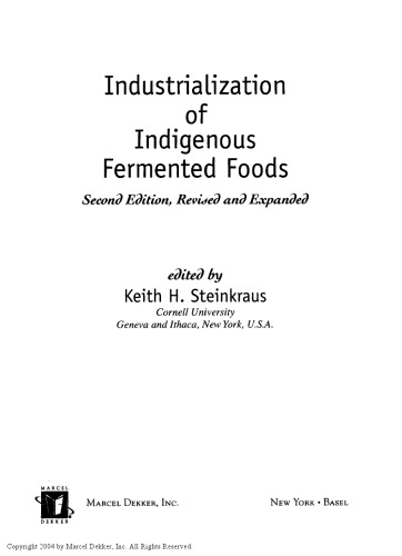 Industrialization of indigenous fermented foods