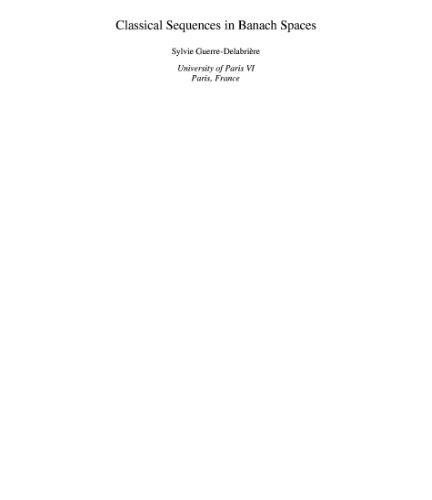 Classical sequences in Banach spaces