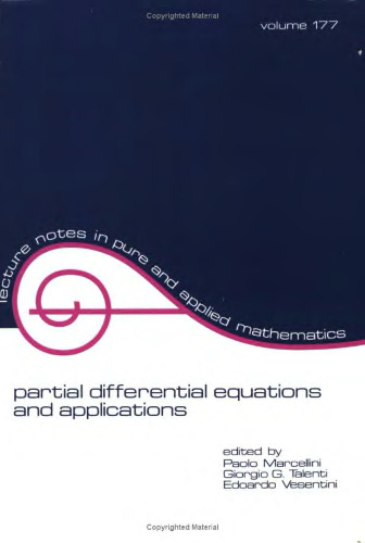 Partial Differential Equations and Applications