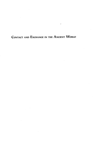 Contact and Exchange in the Ancient World