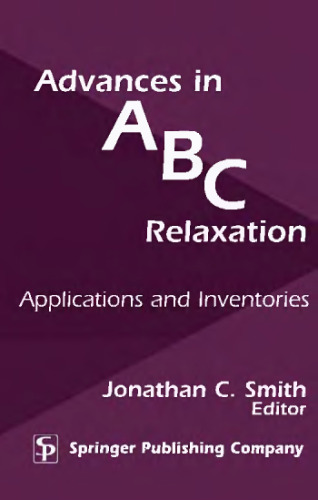 Advances in relaxation research : applications inventories
