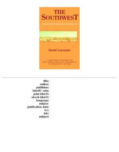 The Southwest