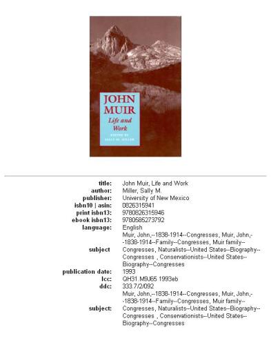 John Muir: Life and Work