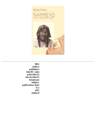 Nampeyo and Her Pottery