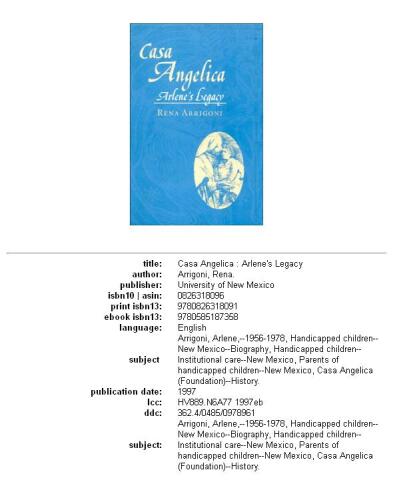 Casa Angelica: Arlene's legacy