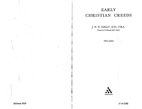 Early Christian Creeds