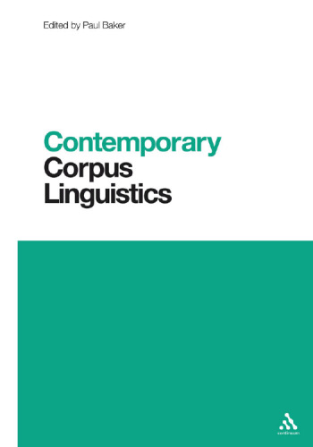 Contemporary Corpus Linguistics (Contemporary Studies in Linguistics)