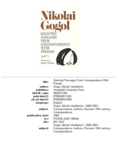 Selected Passages from Correspondence With Friends