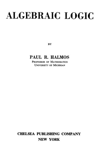 Algebraic logic