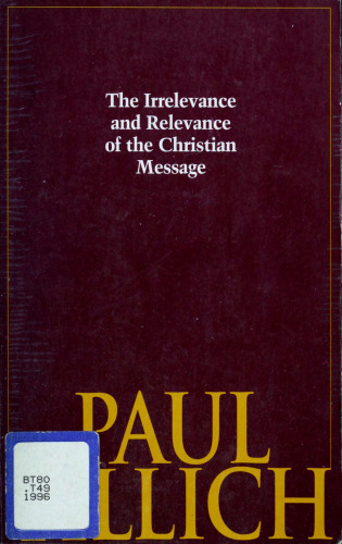 The irrelevance and relevance of the Christian message