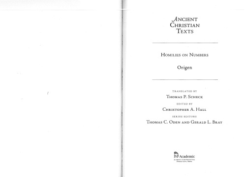Homilies on Numbers
