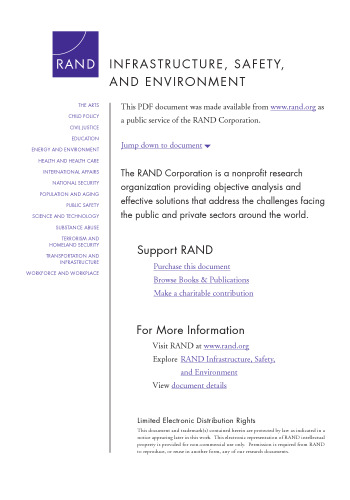 Protecting Emergency Responders, Volume 4: Personal Protective Equipment Guidelines for Structural Collapse Events