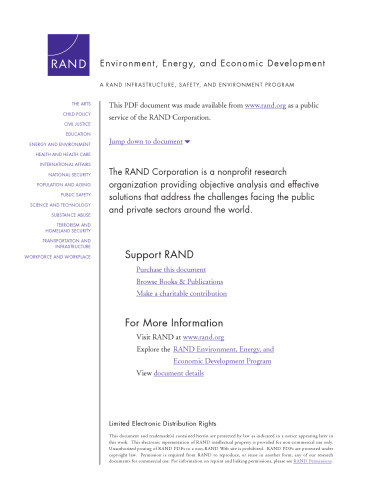Unconventional Fossil-Based Fuels: Economic and Environmental Trade-Offs (Technical Report)