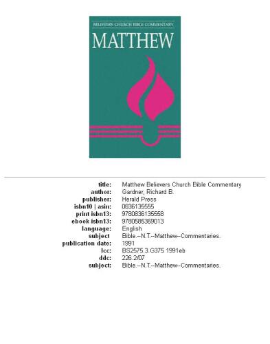 Matthew