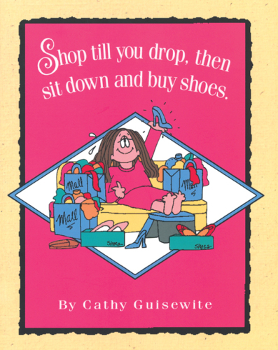 Shop Till You Drop, Then Sit Down And Buy Shoes