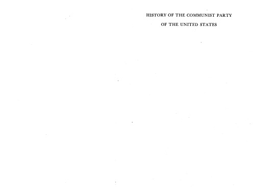 History of the Communist Party of the United States