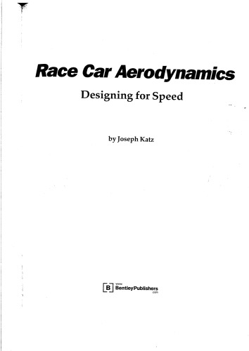 Race car aerodynamics: designing for speed /