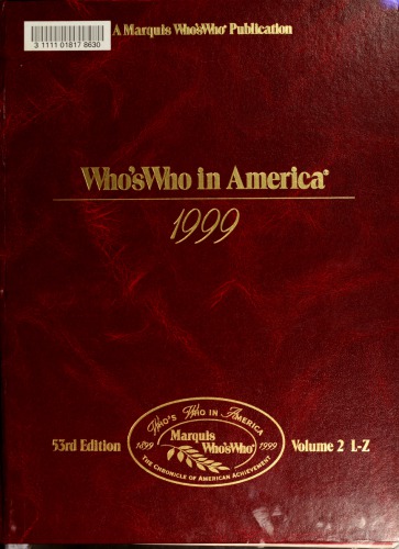 Who's Who in America 1999
