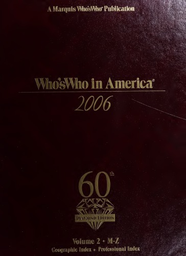 Who's Who in America 2006: Anniversary Edition