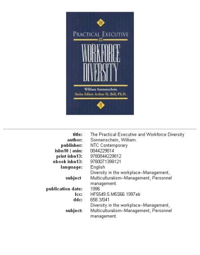 The practical executive and workforce diversity