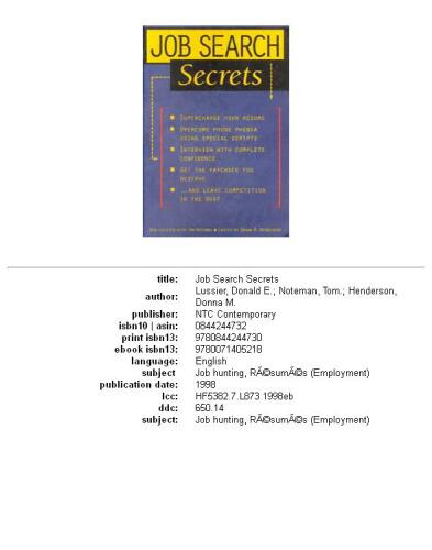 Job Search Secrets