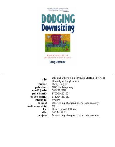 Dodging Downsizing: Proven Strategies for Job Security in Tough Times
