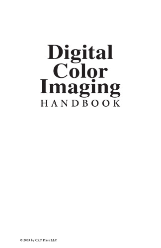Digital color imaging handbook