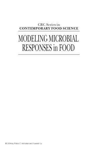 Modeling microbial responses in foods