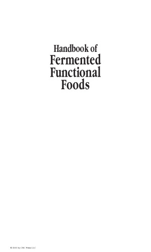 Handbook of Fermented Functional Foods (Functional Foods and Nutraceuticals)