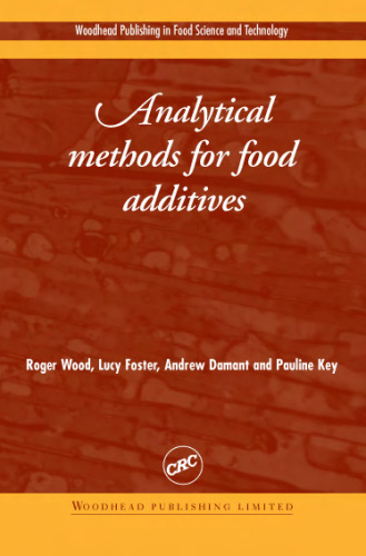 Analytical Methods for Food Additives