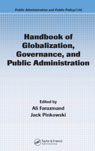 Handbook of Globalization, Governance, and Public Administration