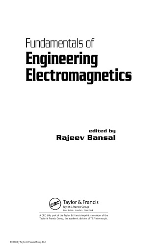 Fundamentals of Engineering Electromagnetics