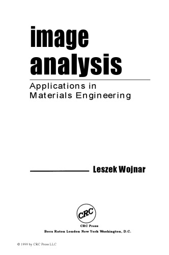 Image Analysis: Applications in Materials Engineering