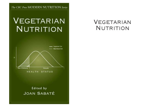 Vegetarian Nutrition