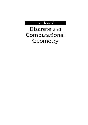 Handbook of discrete and computational geometry and its applications
