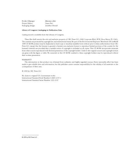 Environmental Engineers' Handbook, Second Edition