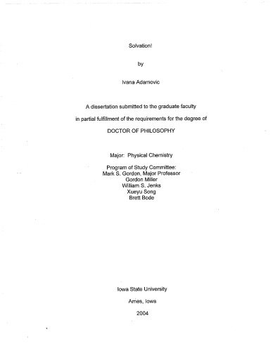 Solvation