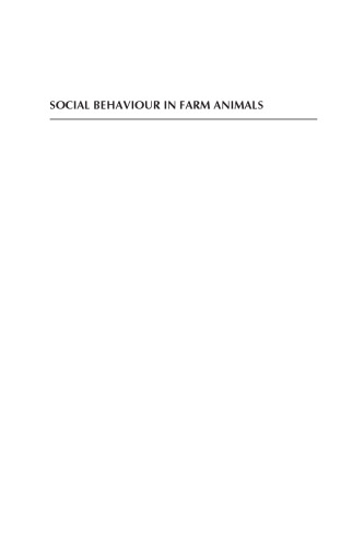 Social behavior in farm animals